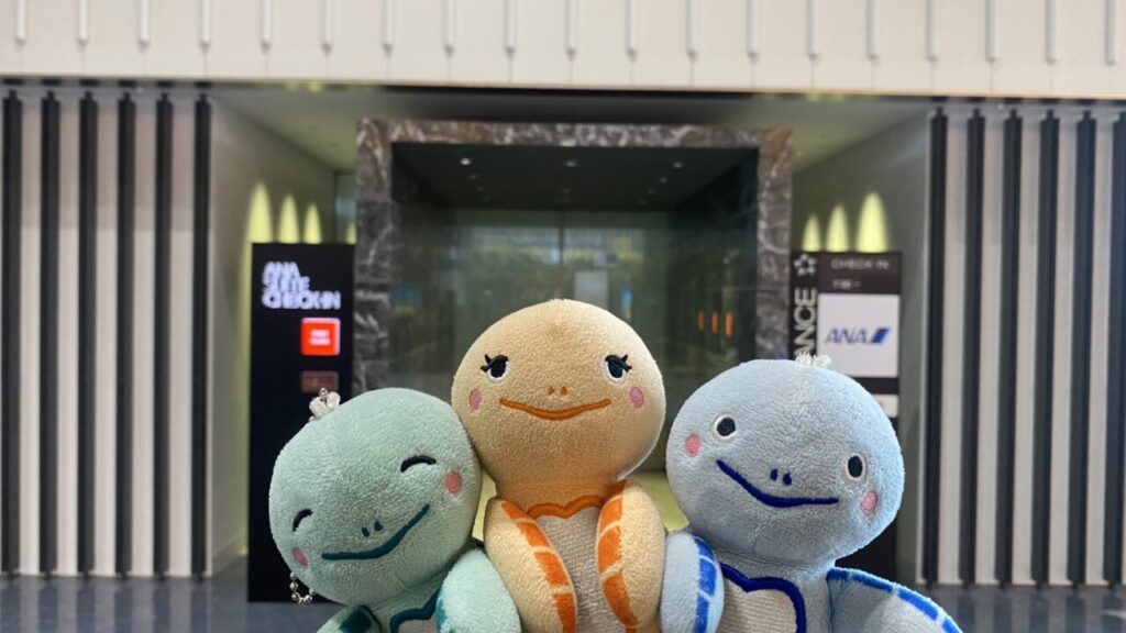 成田空港のANAチェックインカウンター Zカウンター