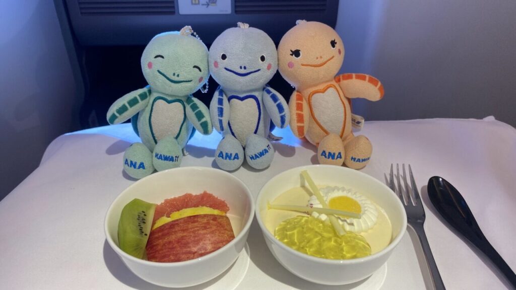 ANA829便のビジネスクラス機内食 デザート