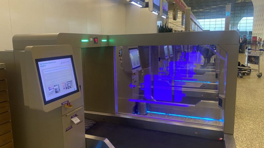 ムンバイ空港のセルフバゲージドロップ
