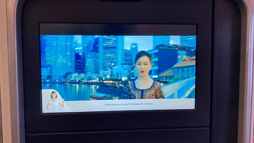 シンガポール航空の安全ビデオ