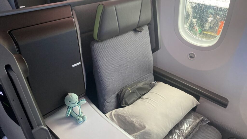 エバー航空B787ビジネスクラスの座席