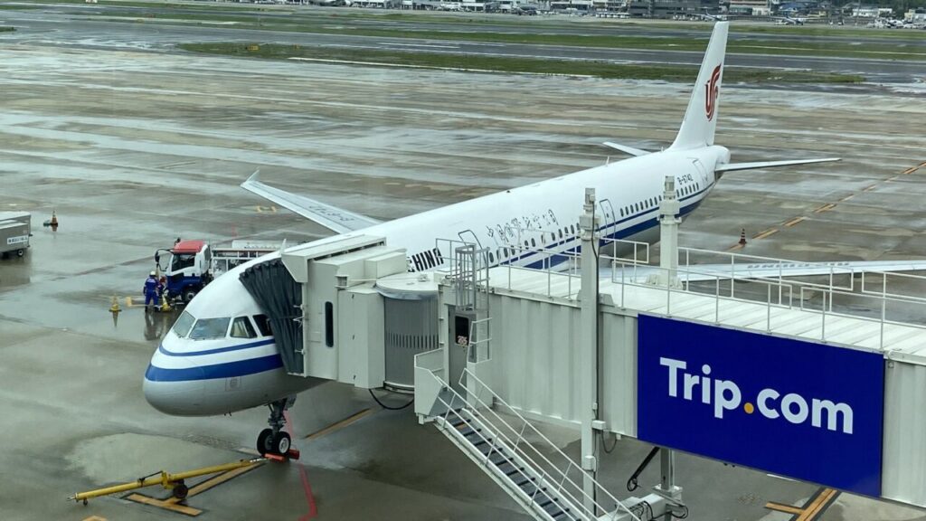 中国国際航空CA916便の機体