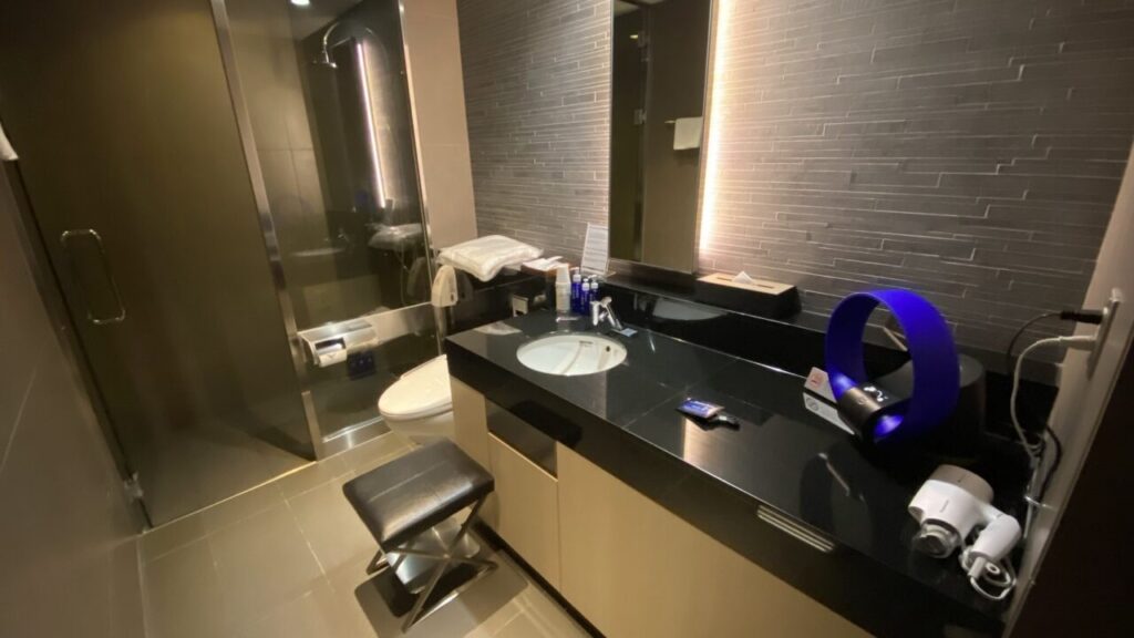 羽田空港第3ターミナルのANA SUITE LOUNGEのシャワールーム