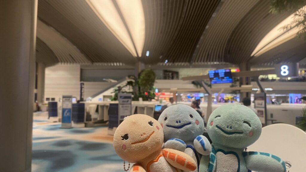 シンガポールチャンギ空港のANAチェックインカウンター8
