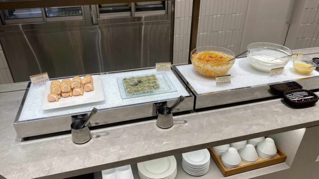 福岡空港国際線ラウンジ福岡のデザート