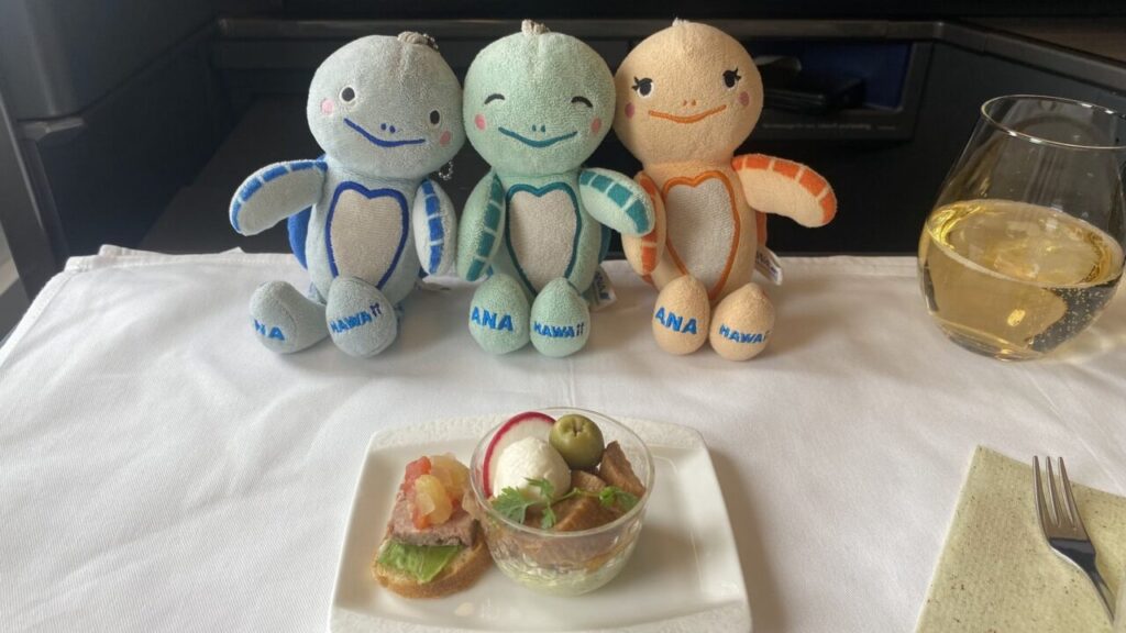 ANA11便の機内食、アミューズ