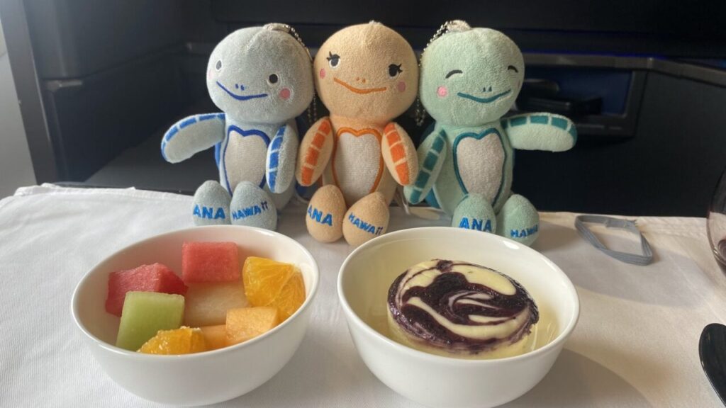 ANA11便の機内食、デザート