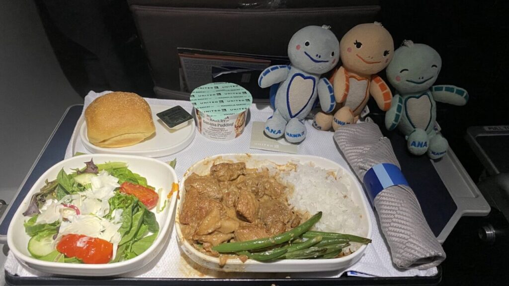ユナイテッドファーストの機内食