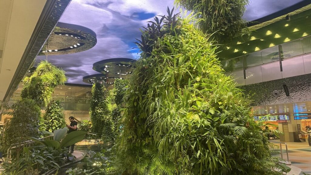 シンガポール・チャンギ空港のコンコース