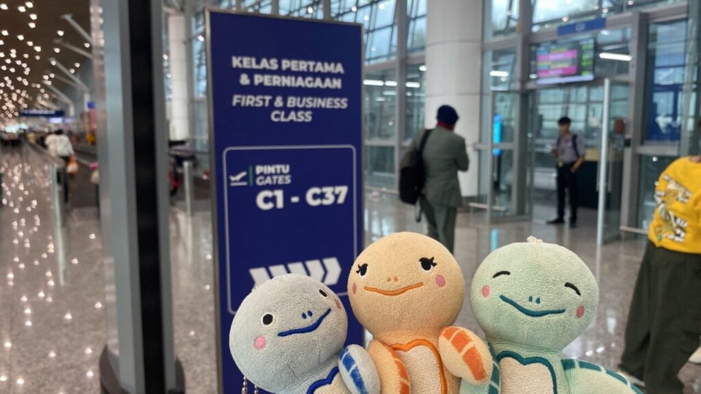 クアラルンプール国際空港ビジネスクラス専用シャトルバスの乗り場