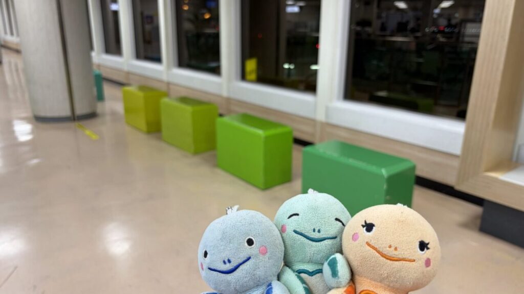 済州島の名所レインボーロードを再現したチェジュ空港の撮影スポット