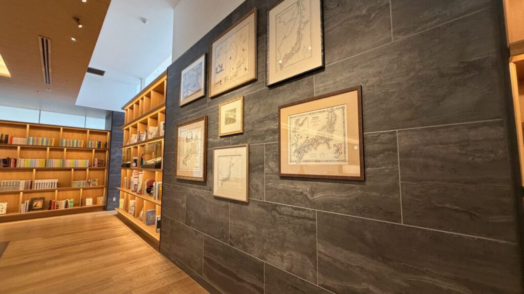 新千歳空港プライオリティパスラウンジ、Cafe Sky Libraryの地図